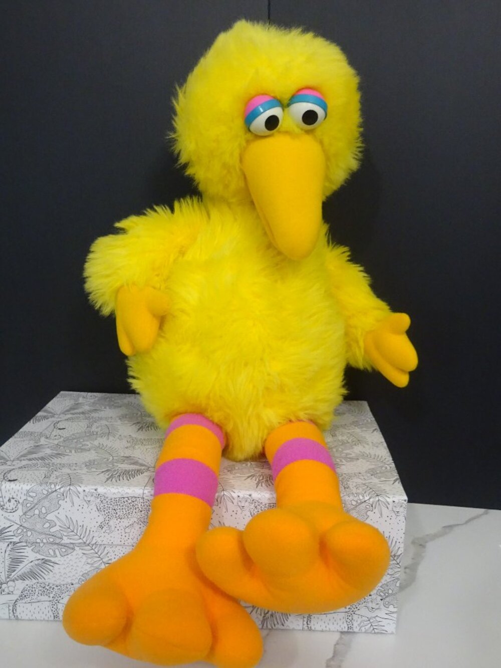 Vintage 1985 Sesame Street Big Bird 30" Hasbro Softies Plush